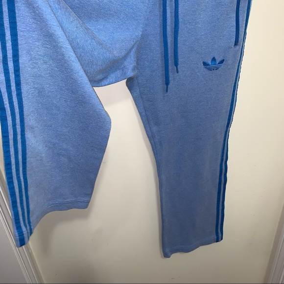 Adidas 3 Stripes 72%Cotton Drawstring Joggers Pant size Medium - Picture 9 of 13